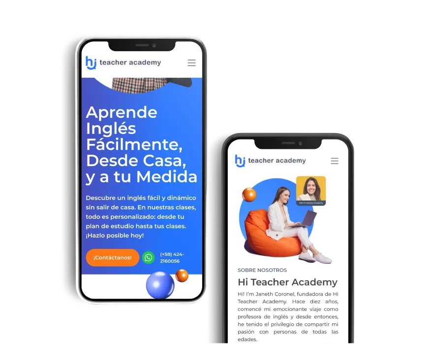 Hi teacher academy web mobile version
